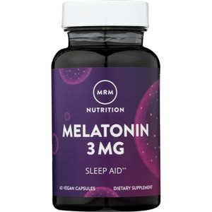 MRM Nutrition Melatonin 3 mg 60 Vegan Caps - 1 of 2