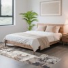 Washable Rug - Ultra Soft Area Rug, Non Slip Abstract Rug, Foldable, Stain Resistant Rugs for Living Room Bedroom, Modern Fuzzy Rug - 3 of 4