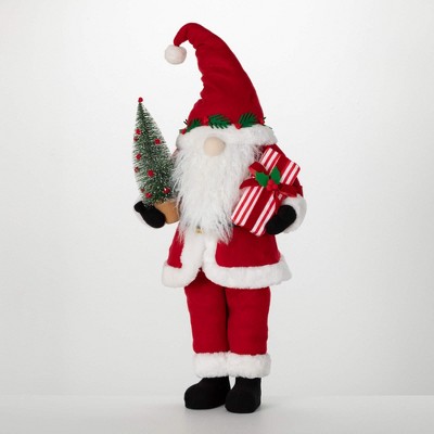 28.5"H Sullivans Christmas Santa Gnome Figurine Multicolor Indoor Christmas Decor