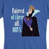 Women's - Disney Princess - Fairest of Them all Obvs Short Sleeve Graphic T-Shirt - 2 of 4