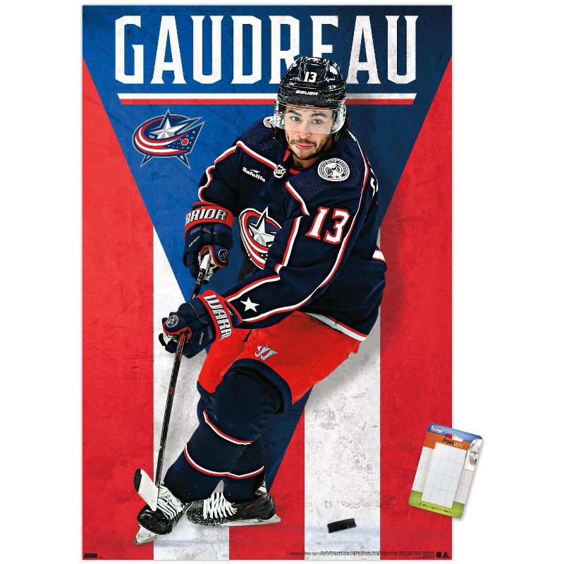 Trends International NHL Columbus Blue Jackets - Johnny Gaudreau 23 Unframed Wall Poster Prints, 1 of 7