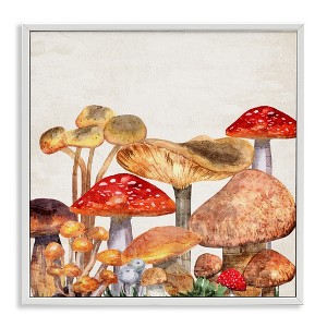 Stupell Industries Rustic Woodland Mushrooms, 24" x 24" - 1 of 4
