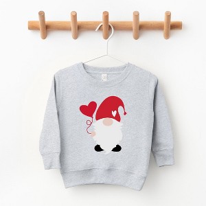 The Juniper Shop Balloon Heart Gnome Toddler Graphic Sweatshirt - 1 of 2