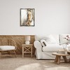 Stupell Industries Abstract Brown Horse Portrait Floating Frame Canvas Art, Gray, 25" x 31" - 3 of 4