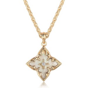Clotth Gold Necklace for Women Dainty 14K Gold Plated,Necklace Adjustable Chain Choker Charm Lucky Necklaces for Women Jewelry - 1 of 4