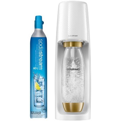 SodaStream Fizzi Sparkling Water Maker - White/Gold