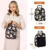 OPUX Insulated Lunch Box Boys Girls Kids Teens, Leakproof Cooler Bag Women Men Adults, Backpack Shape Tote, Back to School Gift - 2 of 4