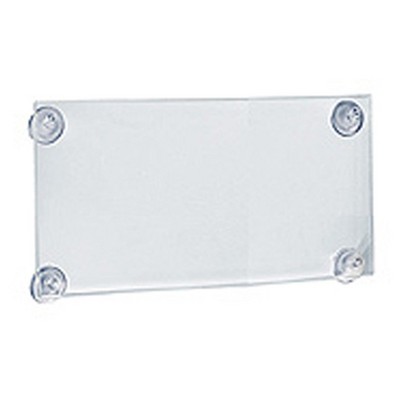 Azar 11" x 8.5" Sign Frame with suction cups 2ct