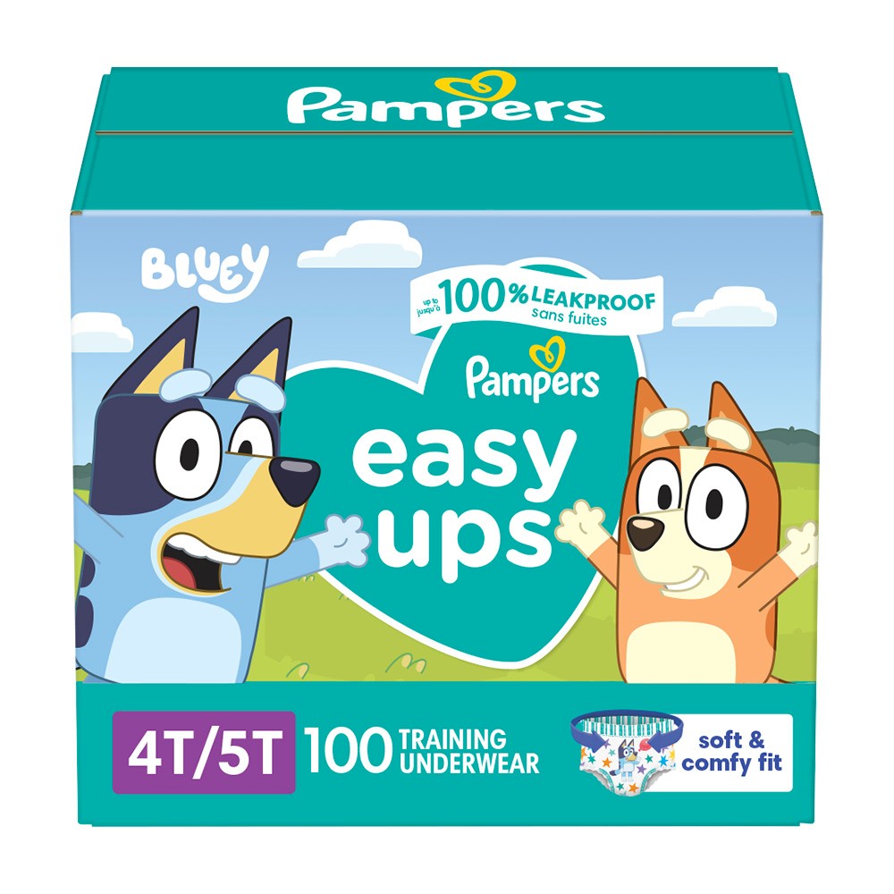 UPC 037000796183 product image for Pampers Easy Ups Bluey Training Underwear - Size 4T-5T - 100ct | upcitemdb.com