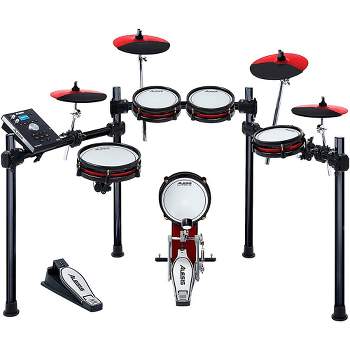 Alesis Nitro Max Kit Eight-Piece Electronic Kit with Mesh Heads and  Bluetooth