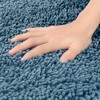 Unique Bargains Soft Fluffy Shag Plush Non-Slip Bathroom Mats 2 Pcs - image 3 of 4