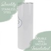 Elanze Designs Bride To Be Glittery Goldtone 20 ounce Stainless Steel Travel Tumbler - 3 of 4