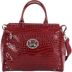 Kathy Van Zeeland Croco 16 Inch Travel Dowel Bag - 1 of 3