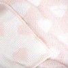 Tadpoles Ultra Soft Reversible Chenille Baby Blanket - Hearts Pink | 30" x 40" | Made of 100% Microfiber Polyester - 3 of 4