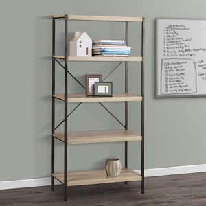 Saint Birch Langer Bookcase, Light Oak - 1 of 3