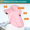 SUN CUBE Wide Brim Sun Hat with Neck Flap, UPF50+ Hiking Safari Fishing Hat for Womens, Sun Protection Beach Hat - 4 of 4