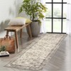 Indoor Soft Vintage Flower Area Rugs for Living Room Bedroom Washable Low Pile Non Slip Carpet Retro Distressed Rug Room Decor - 2 of 4