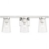 Livex Lighting Cityview 3 - Light Vanity in  Polished Chrome - 3 of 4