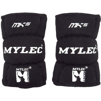 Mylec MK5 Pro Elbow Pads, Lightweight Breathable Material, Upper & Lower Elastic Bands, Segmented Padding For Ergonomic Fit, Perfect for Indoor & Outdoor Street or Roller Hockey – 1 Pair