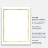 Avery Printable Full-Sheet Cardstock, Gold Beads, 8.5" x 11", Matte White Full-Sheet Cardstock, Laser/Inkjet, 10ct, Great for Craft Cardstock Paper - 3 of 4