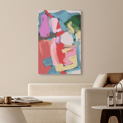 Miles Away Retro Modern Abstract Canvas Wall Art