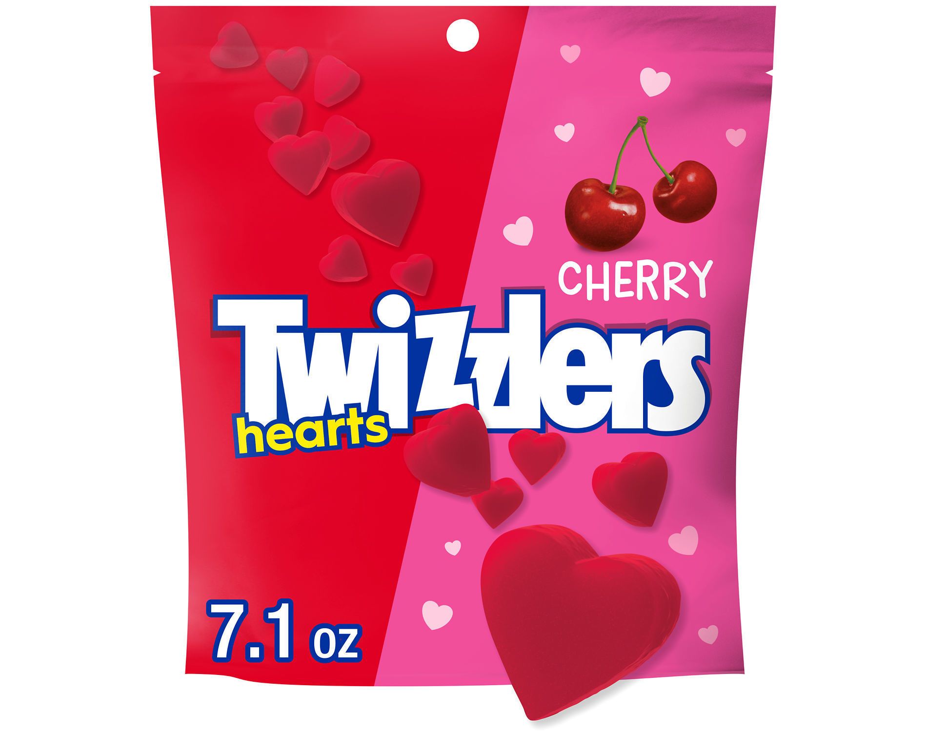 Twizzlers Mini Hearts Valentine's Day Candy Pouch - Cherry Flavor - 7.1oz