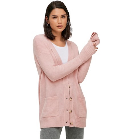 Women's Pink Cardigan