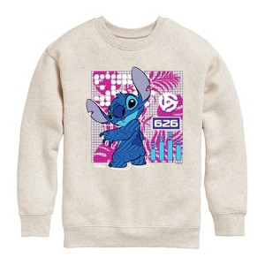 Boys' - Disney - Lilo & Stitch Graphic Long Sleeve Fleece Sweatshirt - 1 of 4