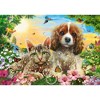500 Piece Jigsaw Puzzle, Best Pals, Cats and Dogs, Animal puzzles, sweety Puppy and Kitten, Adult Puzzles, Castorland B-53728 - 2 of 4