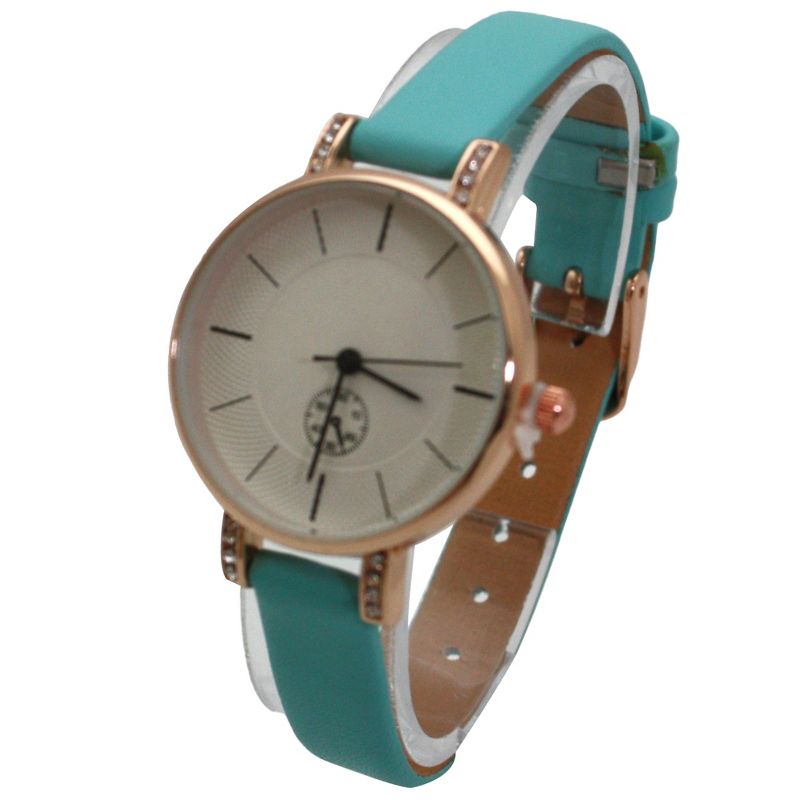 Olivia Pratt Faux Leather Small Face Chronograph Women Watch, 3 of 5