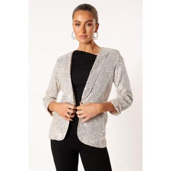 Petal and Pup Womens Camille Sequin Blazer
