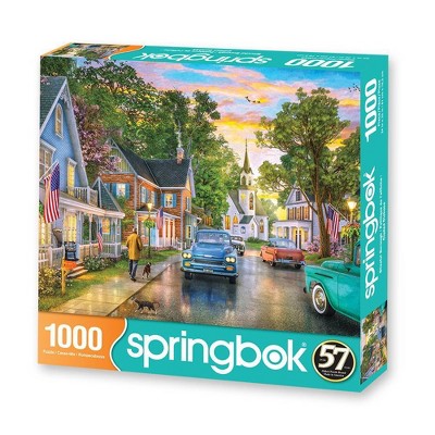 Springbok Blissful Borough Jigsaw Puzzle - 1000pc