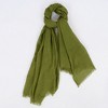 Anna-Kaci Women’s Oversized Solid Color Scarf Lightweight Soft Wrap Shawl for Travel Casual Wear and Layering - 74.8IN×39.4IN - 4 of 4