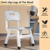 Kids Chair Set of 2 with Height Adjustable Chair, Plastic Toddler Chairs for Children Boys Girls, Kids Hammock Chair, Booster Chairs for Toddlers - 4 of 4