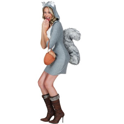 Halloweencostumes.com Small Women Women's Squirrel Dress Costume, Gray ...