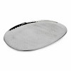 Inox Artisans Full Polished Stainless Steel 18"X11" Oval Service Tray - 3 of 3
