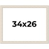 PosterPalooza | Weathered White Picture Frame - UV Acrylic, Backing Board, Hanging Hardware Included - 2 of 4