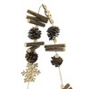 53.0 Inch Lodge Garland Pinecones Snowflakes Beads Tree Garlands - 2 of 3