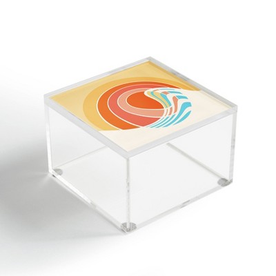 Gale Switzer Sun Surf 4" x 4" Acrylic Box - Deny Designs