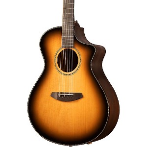 Breedlove Oregon Sitka Spruce-Myrtlewood Cutaway Concert Acoustic-Electric Guitar Saddleback - 1 of 4