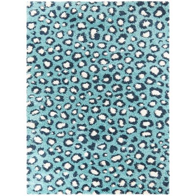 Alma Leopard Print Shag Kids' Rug - Balta Rugs : Target