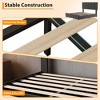 ODK Upholstered Bed Frame with Adjustable Headboard,Platform Bed with 2 Storage Drawers,Wooden Slats Support,No Box Spring Needed,Noise-Free - 4 of 4