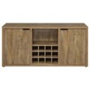 Coaster Jamestown Farmhouse 2 Door Sideboard with Wine Storage Mango Brown - 4 of 4
