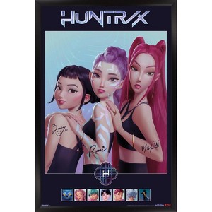 Trends International Netflix KPop Demon Hunters (2025) - Huntrix Comeback Group Framed Wall Poster Prints - 1 of 4