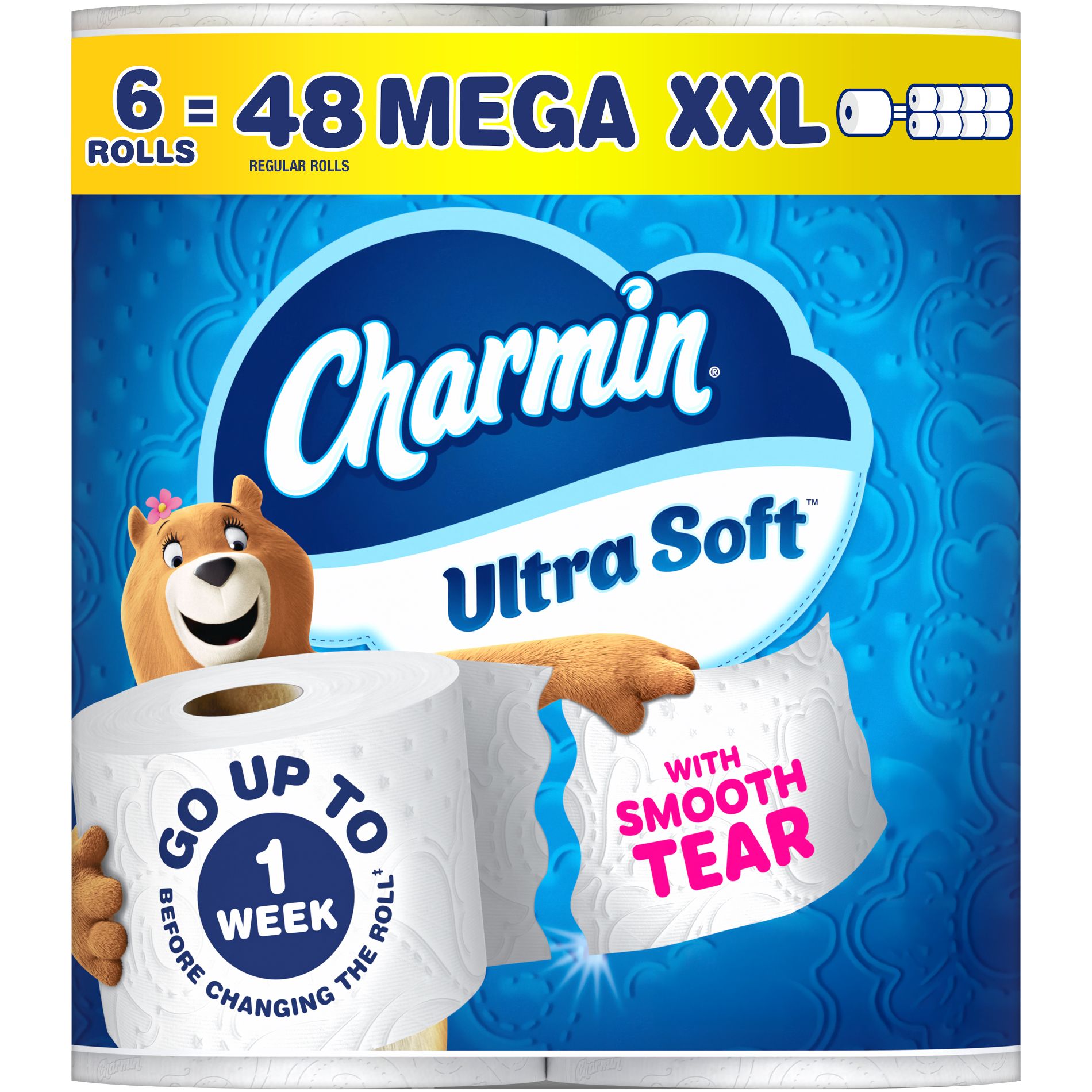 Charmin Ultra Soft Bath Septic-Safe Toilet Paper - 6 Mega XXL Rolls