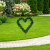 Northlight Artificial Pine Heart Shaped Wreath with Ground Stakes - 25" - Unlit - 3 of 4