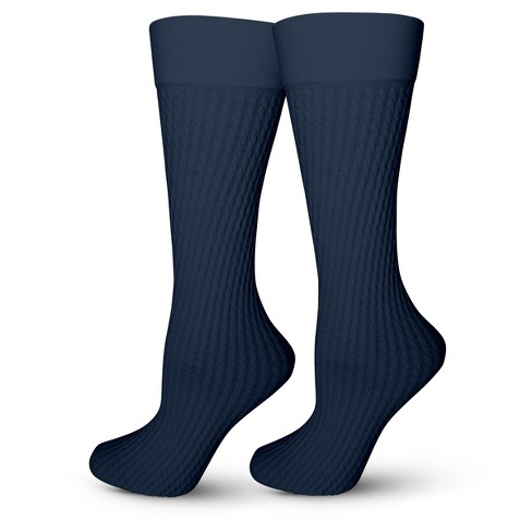 Lechery Women's Ribbed Knee-highs (1 Pair) - One Size, Navy : Target