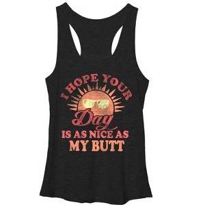 Women's CHIN UP I Hope Your Day is as Nice Racerback Tank Top - 1 of 3