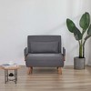 Modern Foldable Sofa Bed – Converts in 10 Sec, 6 Level Adjustable Backrest, Breathable Linen Fabric - 4 of 4