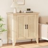 Garvee Buffet Cabinet, Rattan Storage Cabinet with Doors and Shelves, Accent Cabinet Sideboard Wood Console Cabinet for Living Room, Dining Room - 3 of 4